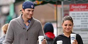 Ashton Kutcher - Mila Kunis Pun Tak Selalu Keren Saat Makan