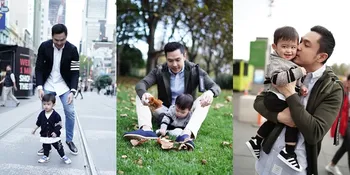 Asyik Main di Melbourne, Begini Kedekatan Suami Sandra Dewi dan Anak