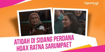 Atiqah Hasiholan Hadiri Sidang Perdana Hoax Ratna Sarumpaet