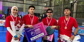 Atta Halilintar dan Harris Vriza Amankan Posisi Juara Tiga Padel TOSI Season 4