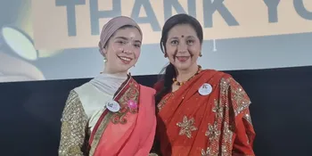 Ayu Azhari dan Isabelle Tramp Kompak Kenakan Sari India, Sama-Sama Cantik