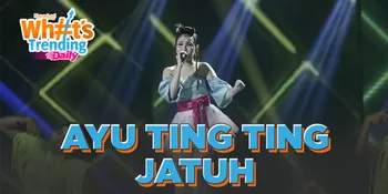 Ayu Ting Ting Jatuh di Atas Panggung, Tetap Professional dan Langsung Bangun!!