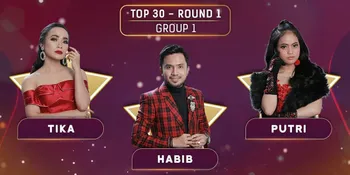Babak Pertama Grup 1 D'Star Top 30: Putri Teratas, Tika Terendah