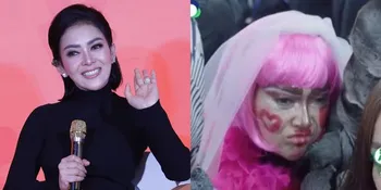 Bachelorette Party di Jepang, Syahrini Didandani Make-up Menor & Wig Pink!