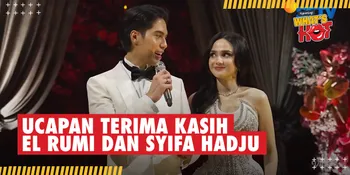 Bahagia, El Rumi dan Syifa Hadju Ucapkan Terima Kasih Pada Semua Tamu Undangan