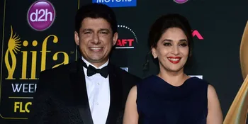 Bahagia, Ini Gelak Tawa Madhuri Dixit dan Suami Saat Berpesta