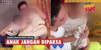 Bahagia Kedua Anaknya Kembali, Baim Wong Peluk Erat Kiano dan Kenzo