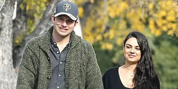Bahagia, Mila Kunis &#38; Ashton Kutcher Jalan-jalan Bareng 2 Anak
