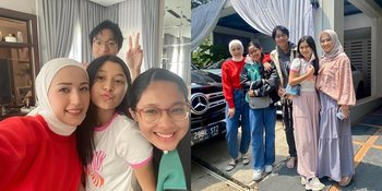 7 Potret Adelia Wilhelmina Bareng Anak Pasha Ungu dan Okie Agustina, Tak Membedakan - Saking Kompaknya bak Sahabat