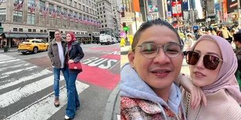 Bak Pengantin Baru Lagi Bulan Madu, Ini 7 Potret Pasha Ungu dan Adelia Wilhelmina Liburan Berdua di New York