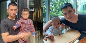 Bak Pinang Dibelah Dua, Ini 7 Potret Terbaru Baby Athar yang Makin Gede dan Tambah Mirip Rezky Aditya