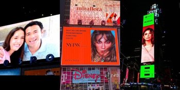 Bangga! 5 Artis ini Wajahnya Terpampang di Billboard Times Square