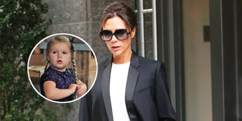 Bangga, Victoria Unggah Foto Harper Beckham Saat Asyik Melukis