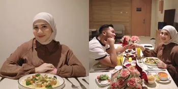 Baru Lahiran Anak Ketiga, Ini 7 Potret Kesha Ratuliu Pacaran dengan Suami di Rumah Sakit - Dinner Romantis