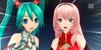 Battle Dance Hatsune Miku &#38; Megurine Luka, Keren Mana?