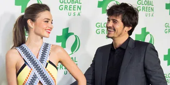 Begini Cara Orlando Bloom - Miranda Kerr Menutupi Perpisahan
