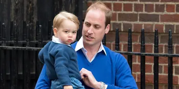 Berangkat Sekolah, Wajah Ganteng George Mirip Pangeran William!