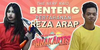 Berbekal Nerf Gun Canggih, #AnakArtis Serbu Markas Reza Arap!