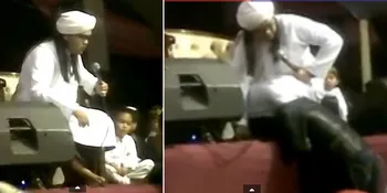 Beredar Video Ustaz Hariri Murka Injak Operator Sound System