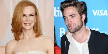 Berhijab, Nicole Kidman Bersandar Mesra di Bahu Robert Pattinson
