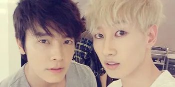 Beri Dukungan, Eunhyuk - Donghae SuJu Foto Bareng SHINee