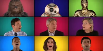 Bersenandung, Harrison Ford &#38; 'STAR WARS' Cast Jadi Grup Acapella