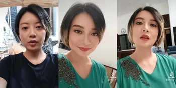 Biasa Tomboi, Begini Potret Leony Tampil Full Makeup - Bikin Pangling