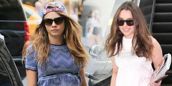 Bikin Ngakak! Cara Delevingne &#38; Emilia Clarke Duel Goyang Alis