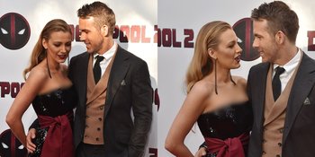 Blake Lively Tampill All Out Dukung Ryan Reynolds di Premier 'DEADPOOL 2'