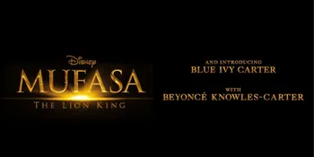 Blue Ivy Carter, Putri Beyonc&#233; dan Jay-Z, Ikuti Jejak Orang Tua di Film 'MUFASA: THE LION KING'