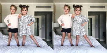 Bocah Kembar Mila &#38; Emma Stauffer Rayakan Hari Ibu Dengan Menyapu, Gemas!
