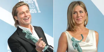 Brad Pitt &#38; Jennifer Aniston Pegangan Tangan di SAG Awards 2020, Netizen Baper Ingat Masa Lalu