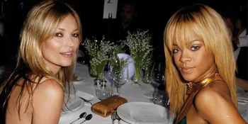 Bugil, Rihanna Pose Hot Bareng Kate Moss