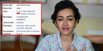 Bukti Wikipedia Bisa Salah, Julia Perez Sempat Ditulis Meninggal