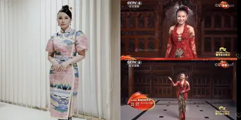 Cantik Berkebaya Merah, Ini 7 Potret Rossa Tampil di Stasiun TV China - Bawakan Lagu Bengawan Solo