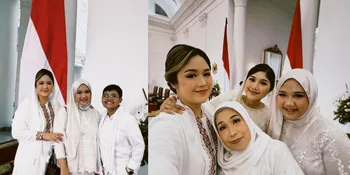 Cantik Mirip sang Kakak, Intip Potret Penampilan Shania Gudono di Acara Tasyakuran Kehamilan Erina Gudono