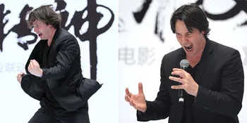 Cara Gokil Keanu Reeves Promosikan 'MAN OF TAI CHI'
