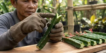 Cara Menanam Buah Naga dari Stek di Pekarangan Rumah, 6 Langkah agar Berbuah Lebat