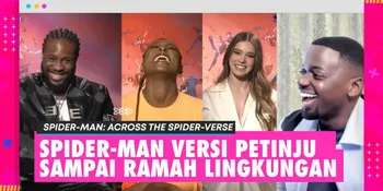 Cast SPIDER-MAN: ACROSS THE SPIDER-VERSE Ngakak Saat Ditantang &#34;Seperti Apa Spider-Man Versimu?&#34;