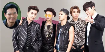 Chow Yun Fat Ajak Big Bang Wefie Bareng di Panggung MAMA 2015