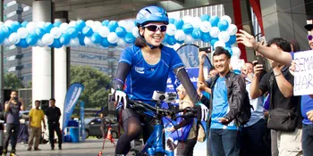 Coba Hal Baru, Haruka JKT48 Nekat Sepedaan Jakarta - Surabaya