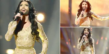 Conchita Wurst Curi Perhatian di Acara AIDS Terbesar