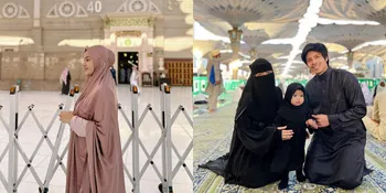 Cuek Fisiknya Sempat Dihina Haters Pasca Melahirkan, Ini 7 Potret Aurel Hermansyah Saat Umrah - Auranya Meneduhkan