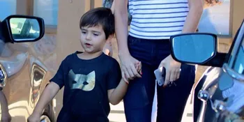 Cute Banget! Dikerumuni Paparazzi, Flynn Bloom Tutupi Wajahnya