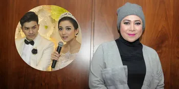 Dandan Unik, Melly Goeslaw Datang ke Resepsi Chelsea Olivia-Glenn