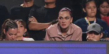 Dapat Bunga dari Maxime Bouttier Usai Menang di 'Lagi Lagi Tenis', Luna Maya Digoda Ayu Dewi