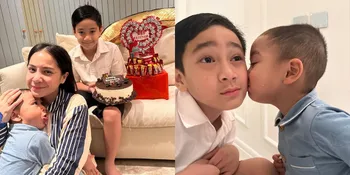 Dapat Kue Ultah Sebelum Sekolah, 7 Potret Rafathar Berambut Klimis - Salfok ke Posenya Rayyanza yang Ada-Ada Aja