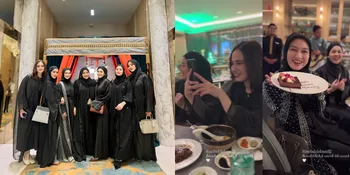 Dari Lesti - Aurel Hermansyah, 7 Potret Geng Mamayu Bukber sampai Bikin Salfok Cantik Semua Bergamis Hitam