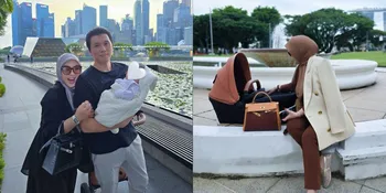 Definisi Cetar Membahana, Ini Beberapa Potret Outfit Syahrini saat Jalan-Jalan Bareng Anak - No Dasteran Club