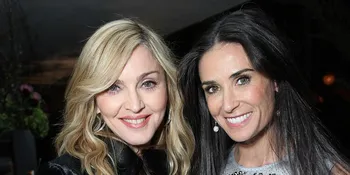Demi Ashton Kutcher, Madonna 'Tendang' Demi Moore